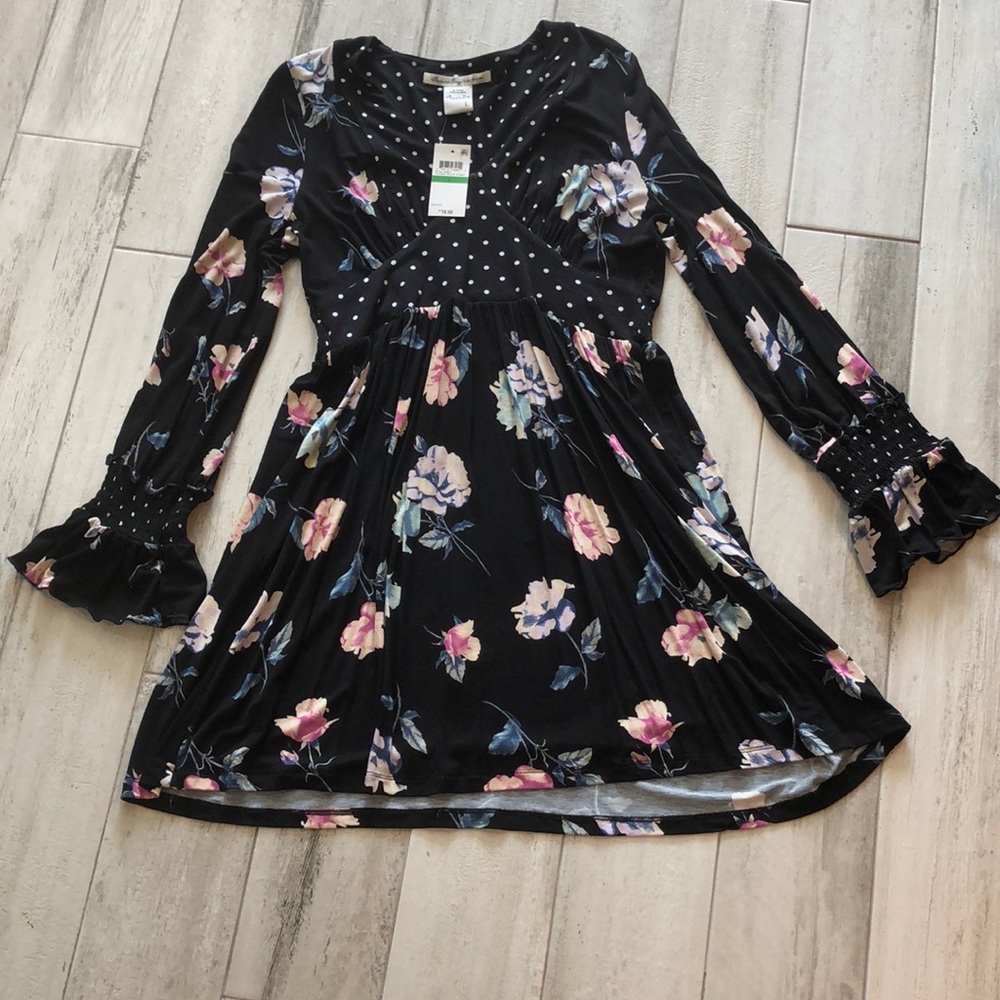 Black Floral Dress